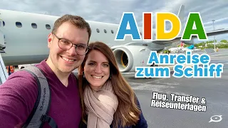 AIDA Kreuzfahrt mit Flug: So gelingt die Anreise über die Reederei und privat