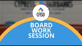 Board Work Session | August 3, 2023