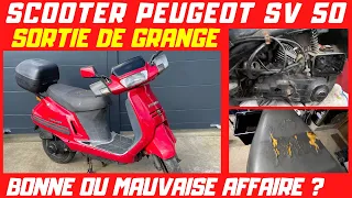 J'achète un Scooter Peugeot SV 50 en Sortie de Grange ! Est-ce une bonne affaire? Va-t-il démarrer?