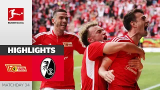 Dramatic Rescue For Union! | Union Berlin - SC Freiburg 2-1 | Highlights | Matchday 34 – Bundesliga