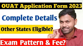 OUAT Application Form 2023 | Msc Ag/ PhD 2023 |  Krishi kranti IG