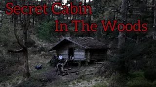 OVERNIGHT in an abandoned cabin in the woods