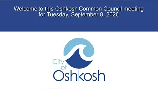 Oshkosh Common Council - 9/8/20