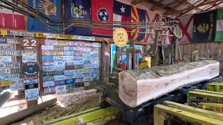 sawing oak 4x4s snack video # 523