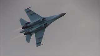 Su-27 'Flanker' Demonstration - RIAT 2018