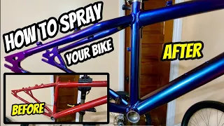 How to spray your Dirt Jumper frame DIY