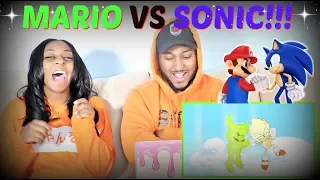 ScrewAttack "Mario VS Sonic (Nintendo VS Sega) DEATH BATTLE!" REACTION!!!