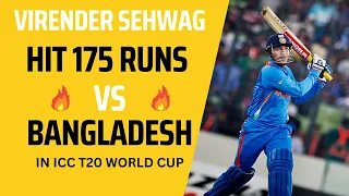 Virender Sehwag’s Hit 175  Runs vs Bangladesh | ICC Cricket World Cup 2011