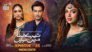 Tere Bina Mein Nahi Episode 23 | Highlights | Aiza Awan | Shehzad Sheikh | Sonya Hussyn |ARY Digital