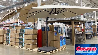 COSTCO SHOP WITH ME PATIO FURNITURE KITCHENWARE CAMPING LAWN ITEMS SHOPPING STORE WALK THROUGH