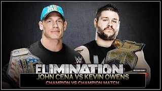 WWE ELIMINATION CHAMBER 2015: John Cena vs Kevin Owens (Champion vs Champion) - WWE 2K15