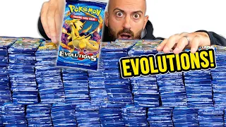 Opening Pokemon Cards, But It's a Mountain of Evolutions!