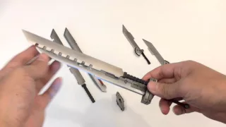 Fusion swords with magnets for play arts kai Cloud