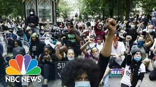 George Floyd Protests Across The Nation As Police Face Increased Scrutiny | NBC Nightly News