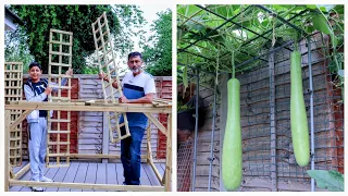 Step by step guide : How to make a garden trellis