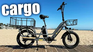 This Dual Battery Cargo Ebike Has a Torque Sensor - Cycrown CycWagen Review