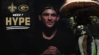 UFC's Dustin Poirier HYPE for Saints vs. Packers Week 1 | 2021 NFL