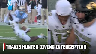 Travis Hunter with a DIVING INTERCEPTION vs. UCLA 🙌 | ESPN College Football