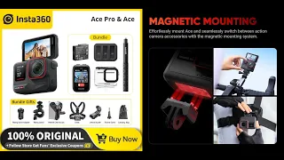 Распаковка и мнение о: Водонепроницаемая Экшн-камера Insta360 Ace Pro, 4K, 120 кадров/с, 48 МП