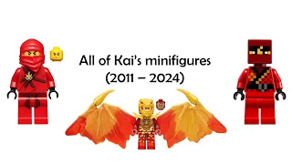 All of Kai's minifigures | Все минифигурки Кая | LEGO NINJAGO 2024 | ЛЕГО Ниндзяго 2024