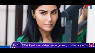 leman veliyeva  tik tok himnimizi tehqir edti polisler  cagirdi uzur ustetdirdi