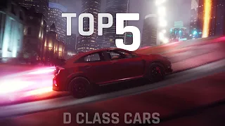 Top 5 Best D Class Cars For Beginner | Asphalt 9: Legends