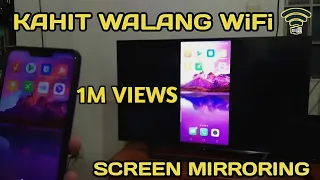 Paano mag Screen Mirroring kahit walang WiFi na gamit | Kahit hindi smart tv⬆️