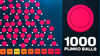 DROPPING 1,000 PLINKO BALLS ON STAKE!