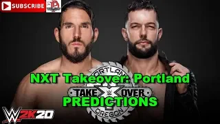 NXT Takeover Portland Finn Balor vs  Johnny Gargano Predictions WWE 2K20