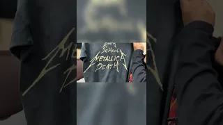 Metallica Birth School, kaos band Vintage 90s andalan kawan kawan