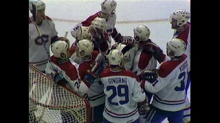 1986 Playoffs - Habs win Game 2 vs Bruins