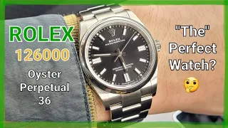 Rolex Oyster Perpetual OP36, 126000 Review. The Perfect "Do It All" Watch!? 😲