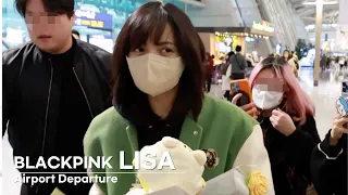 블랙핑크 리사 인천공항 출국 l BLACKPINK LISA Airport Departure