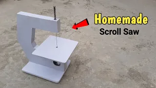 How to make Scroll Saw from Pvc Pipe || DIY Mini Scroll Saw