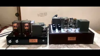 300B SE tube amp without NFB, with preamp VT62