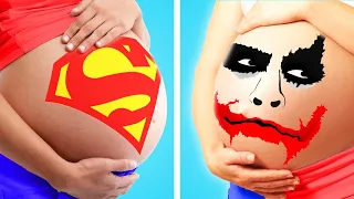 IF SUPERHEROES WERE PREGNANT || Funny Pregnancy Situations by Kaboom! Go!