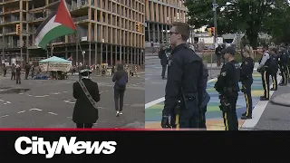 Woman arrested as pro-Palestinian protesters shut down UBC intersection