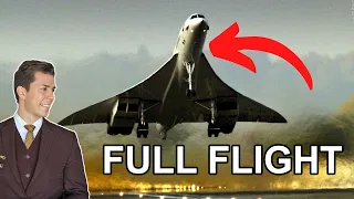 Flight Attendant Reacts To CONCORDE FLIGHT – New York To London (With CAPITAIN'S COMMENTARY)