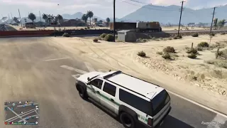 Car gets hit by Go-Loco freight train, Grand Theft Auto 5