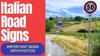 Italian Road Signs