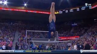 Kyla Ross Bars UCLA vs Utah State 2019 9.475