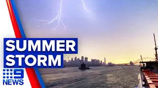 Summer storm wreaks havoc across Sydney | 9 News Australia