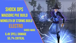 ESO Magicka Sorcerer Shock DPS PVE Build - Electro - Necrom