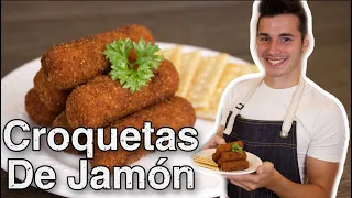 Como hacer Croquetas de Jamón - Facil y  - Gio en la Cocina - Comida cubana - recetas cubanas - cuba