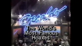 Geraldo: Famous Hoaxes (1991)