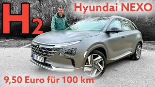 Hyundai Nexo: Wasserstoff tanken für 9,50 Euro je 100 km: Brennstoffzellen-SUV im Test | 2022