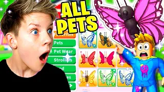 *NEW* BUTTERFLY SANCTUARY! CATCHING ALL 6 *NEW* BUTTERFLIES IN ADOPT ME! Prezley