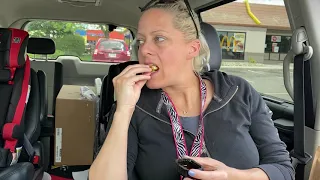 EATING MCDONALDS BTS MEAL: 10 piece nuggets, medium fry, new sauces & cheeseburger | Angie’s Life