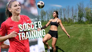 Soccer Training | Day of Training like USWNT Alex Morgan