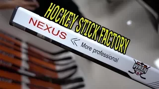 How Hockey Sticks are Made (In China)